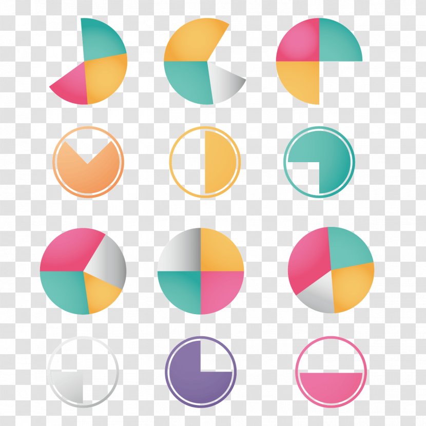 Color Circle Analysis - Clip Art - Grey Transparent PNG