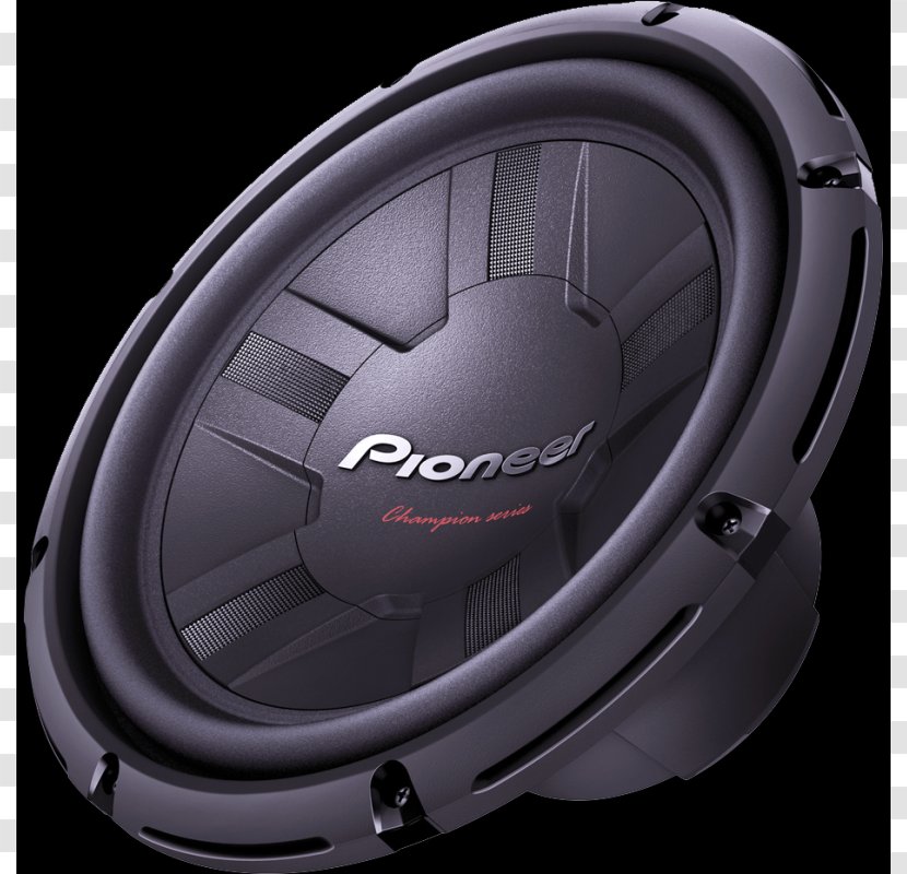 Car Subwoofer Enclosure Pioneer 4 Ω W3003D4 Corporation Loudspeaker - Electronic Device - Vehicle Audio Transparent PNG