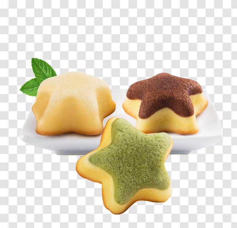 Breakfast Cookie Dim Sum Bakery Mochi - Butter - Star Cake Transparent PNG