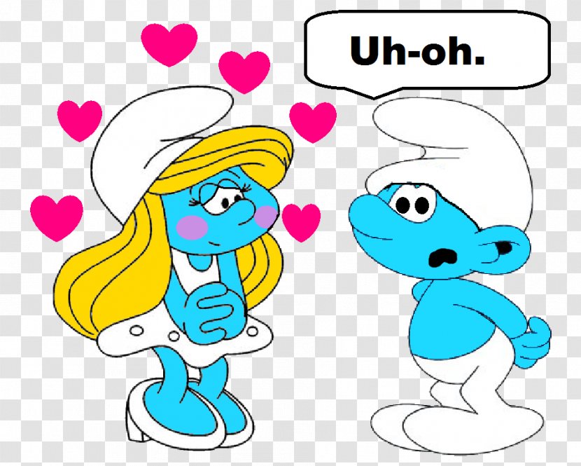 Smurfette Hefty Smurf The Black Smurfs Baby Papa - Grouchy Transparent PNG