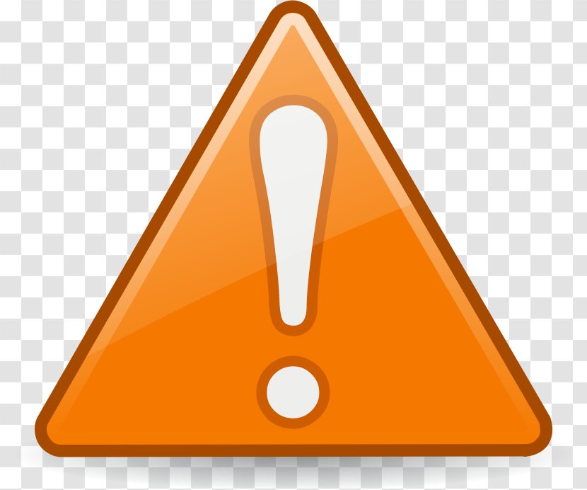 Clip Art - Orange - Caution Border Transparent PNG