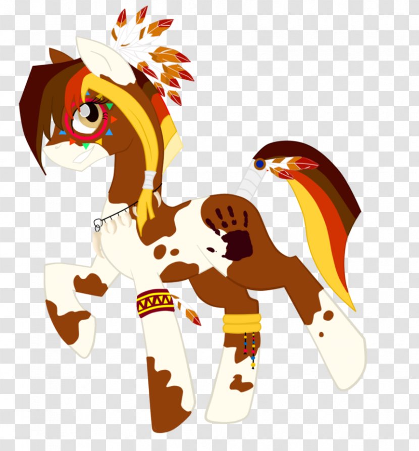 Clip Art Horse Illustration Character Fiction - Indian Pony Transparent PNG