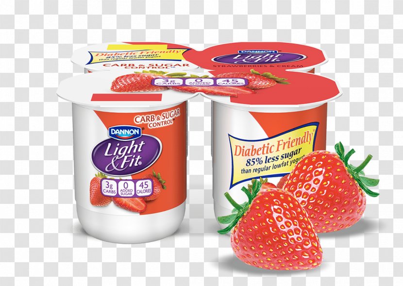 Strawberry Frozen Yogurt Low-carbohydrate Diet Yoghurt Diabetes Mellitus - Fruit Transparent PNG