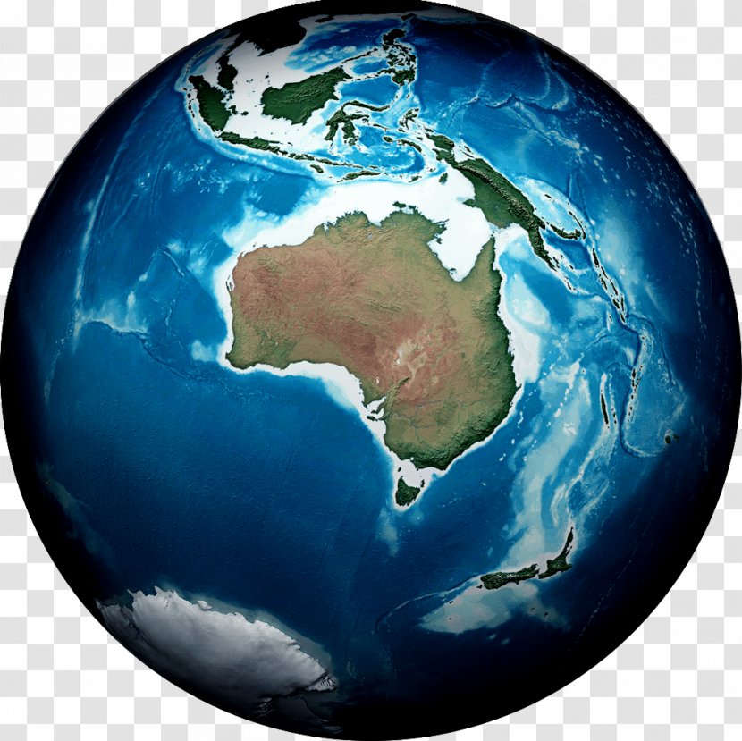 Earth Australia - Planet Transparent PNG