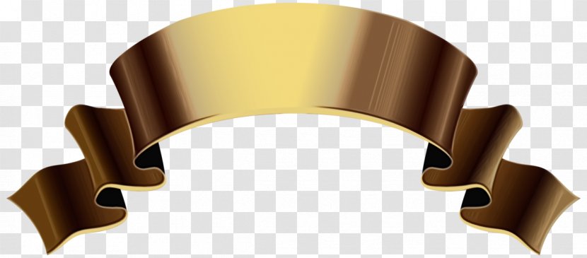 Background Banner Ribbon - Metal - Brass Light Fixture Transparent PNG