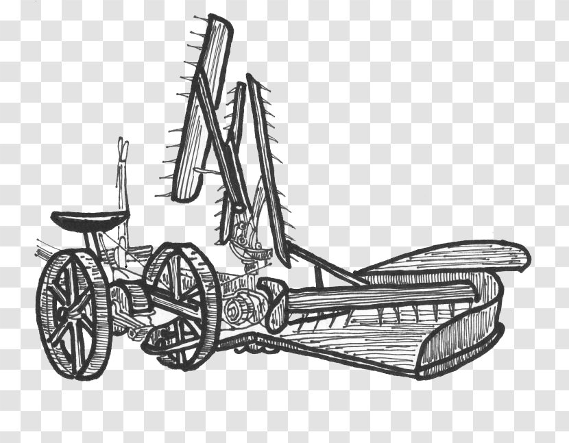 Wheel Car Sketch Product Design Automotive - Cart - Eli Whitney Cotton Gin Transparent PNG
