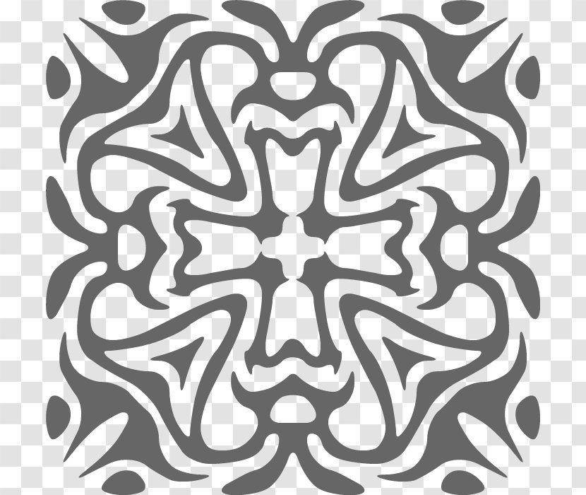 Kaleidoscope Coloring Pages To Print Free. - Symmetry - Symbol Transparent PNG