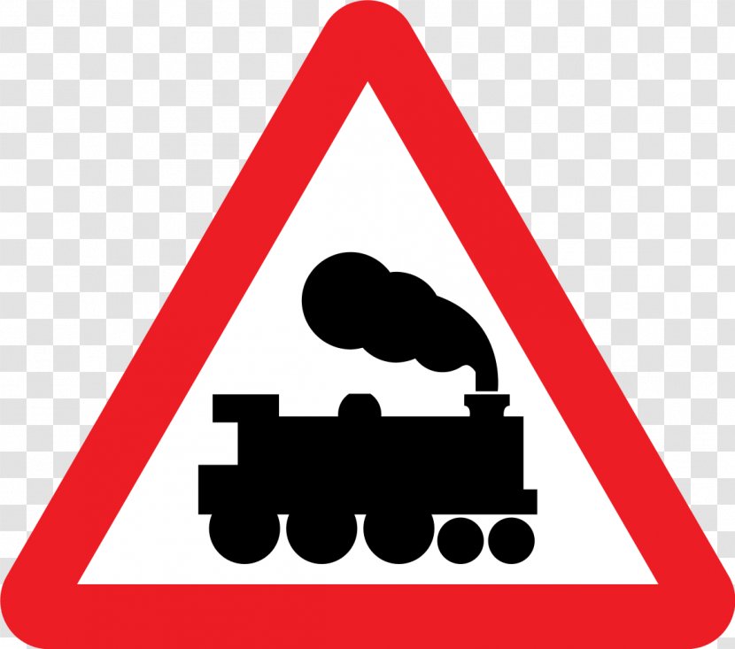 Rail Transport Train Level Crossing Clip Art - Traffic Sign - Tracks Transparent PNG