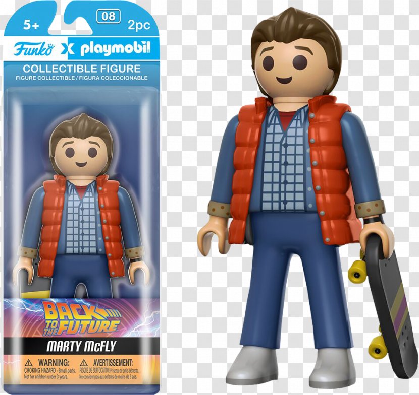 Marty McFly Back To The Future Dr. Emmett Brown Action & Toy Figures Funko Transparent PNG