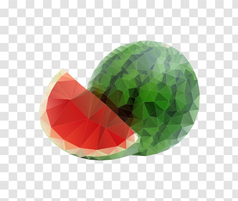 Watermelon Geometry Download - Triangle Collage Texture Transparent PNG