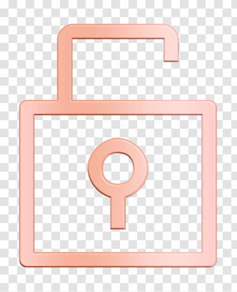 App Icon Essential Ui - Symbol - Peach Rectangle Transparent PNG