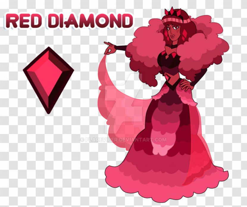 Red Diamonds DeviantArt Gemstone - Fan Art - Lace Design Transparent PNG