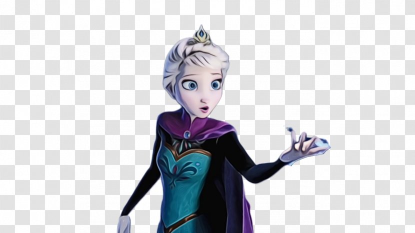 Frozen Anna - Violet - Style Gesture Transparent PNG