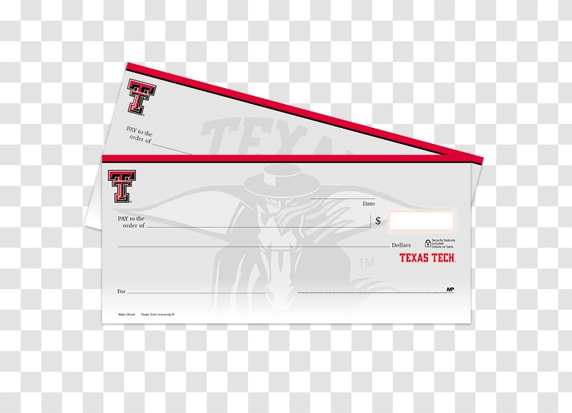 Paper Texas Tech Red Raiders Football University - Design Transparent PNG
