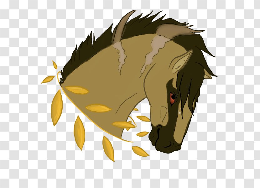 Mustang Clip Art Illustration Mane Carnivores - Tree - Horse Head Wreaths Garland Transparent PNG