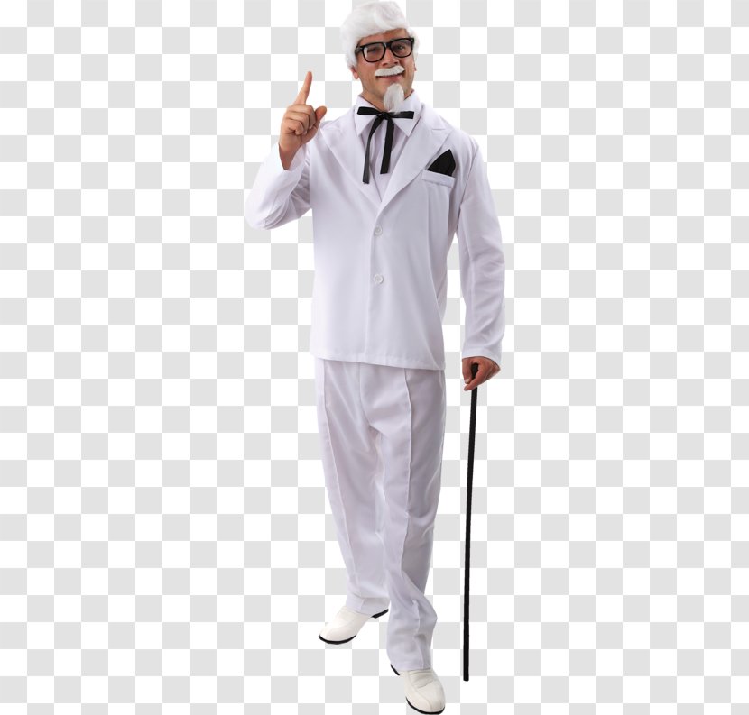 Colonel Sanders KFC Costume Party Fried Chicken - Stethoscope - Suit Jacket Transparent PNG