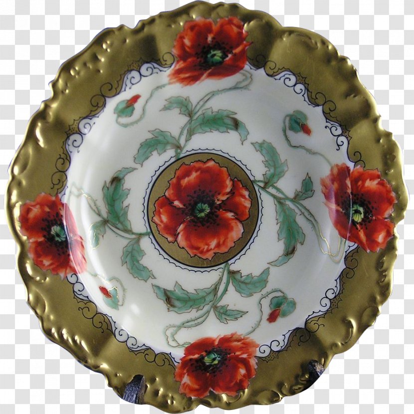 Plate Porcelain Saucer Flower Transparent PNG