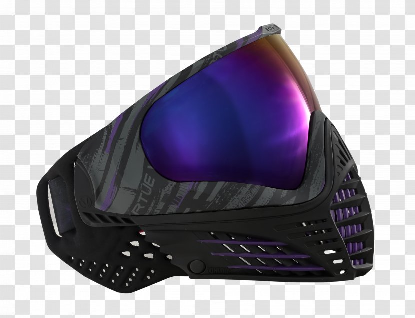 Goggles Paintball Mask Purple Light - Clothing Transparent PNG