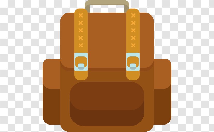 Backpack Baggage Icon - A Brown Bag Transparent PNG