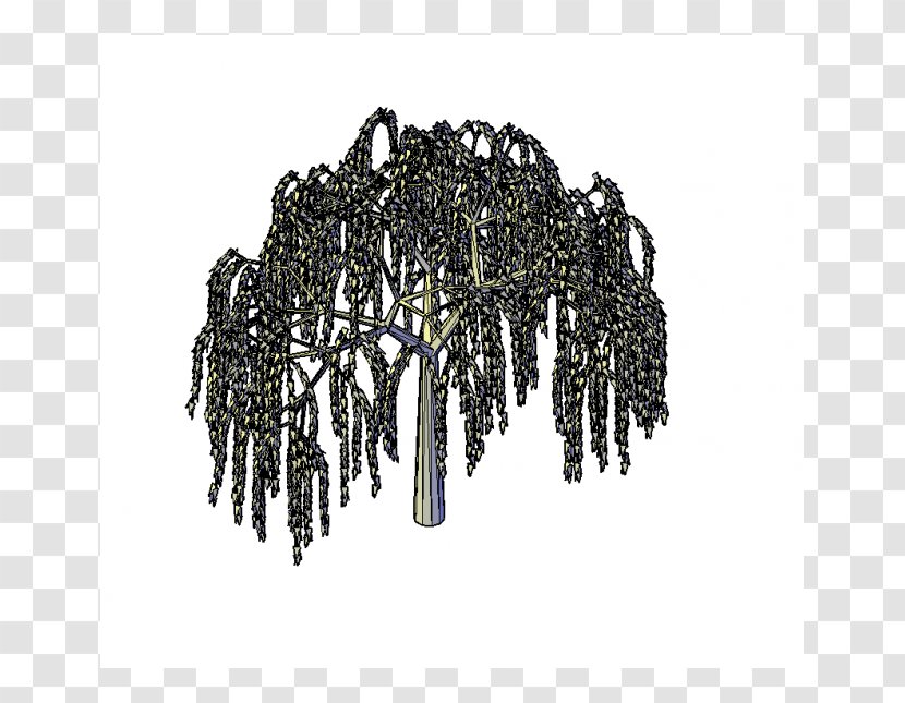 Tree Computer-aided Design .dwg AutoCAD Weeping Willow - Autodesk Revit - Trees Transparent PNG