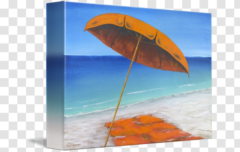 Shore Sea Ocean Umbrella Vacation - Beach Towel Transparent PNG