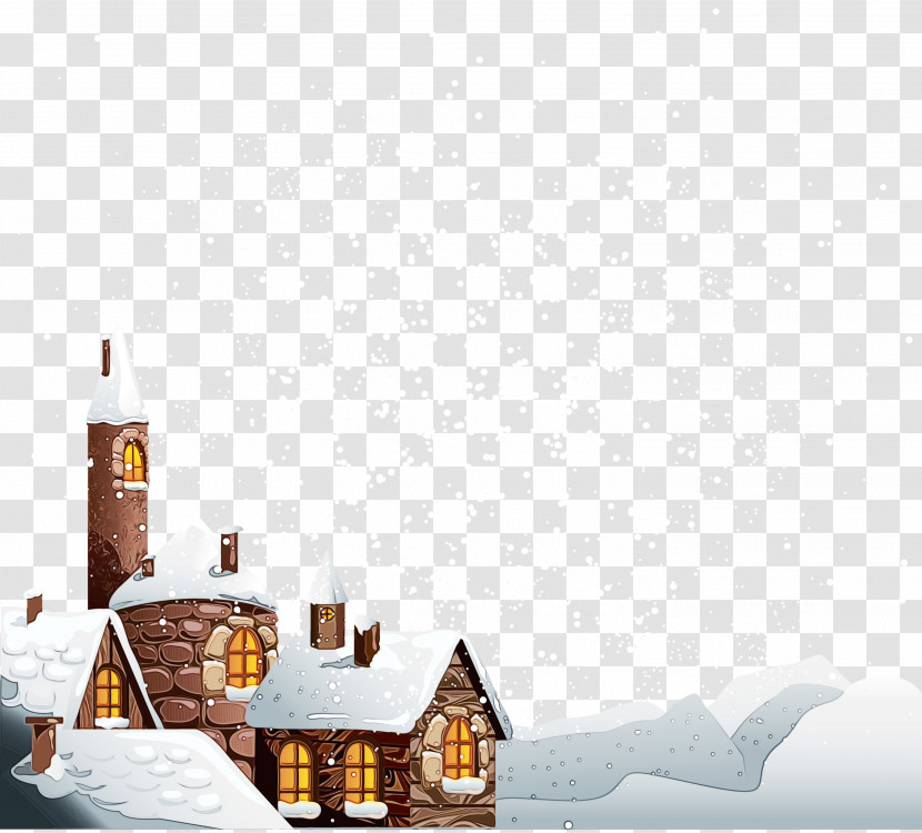 Room Architecture Steeple House Winter Transparent PNG