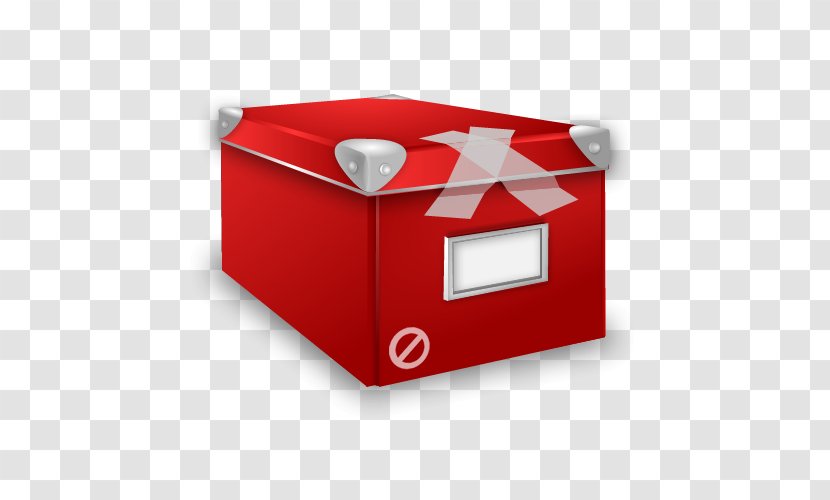 ICO Icon - Computer Graphics - Creative Red Box Transparent PNG