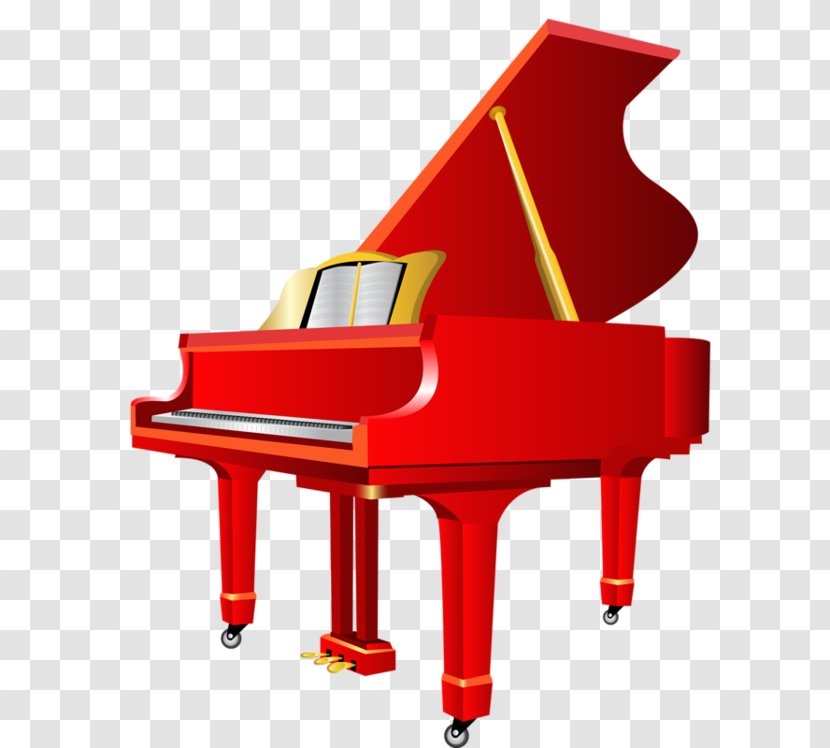 Piano Musical Instruments Key Clip Art - Cartoon Transparent PNG