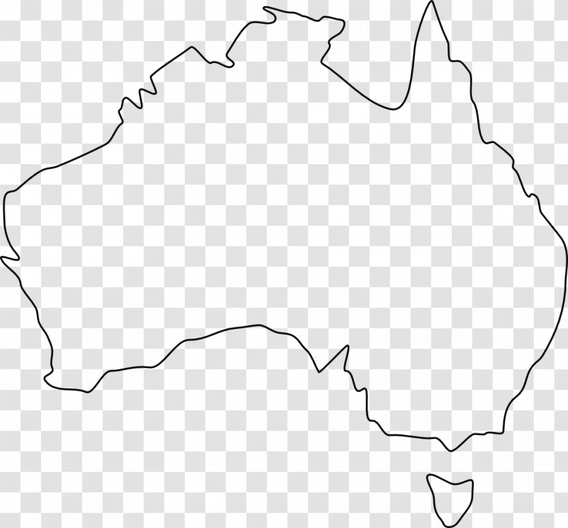 Australia World Map Blank - Symmetry Transparent PNG
