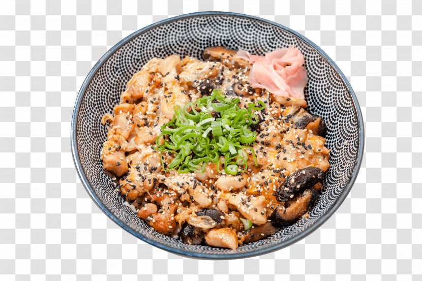 Asian Cuisine Donburi Katsudon Japanese HANAYA SUSHI - Dish - Rice Transparent PNG