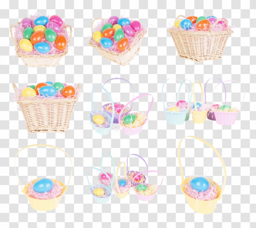 Basket Chicken Egg Clip Art - Food - Easter Transparent PNG