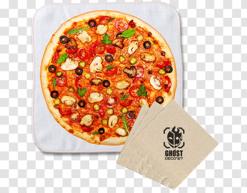 Pizza Box Bacon Italian Cuisine Salami - Napkin Transparent PNG