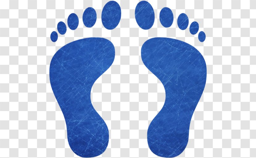 Footprint Homo Sapiens Clip Art - Blue Transparent PNG