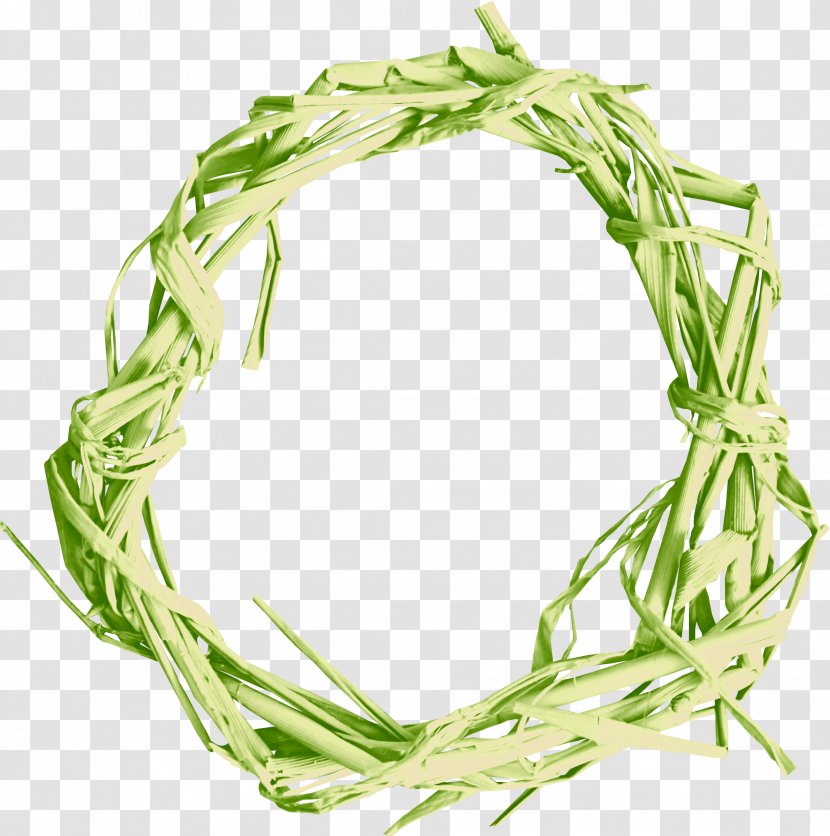 Clip Art - Holiday - Green Grass Ring Transparent PNG
