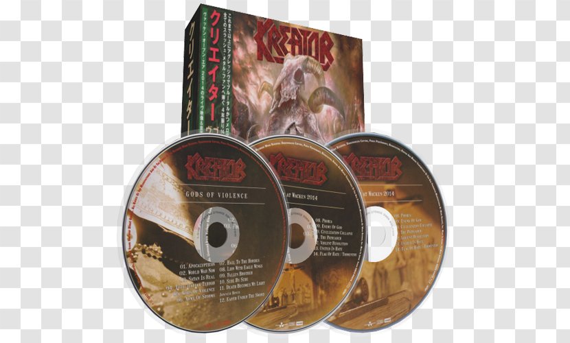 Gods Of Violence Kreator STXE6FIN GR EUR DVD Transparent PNG