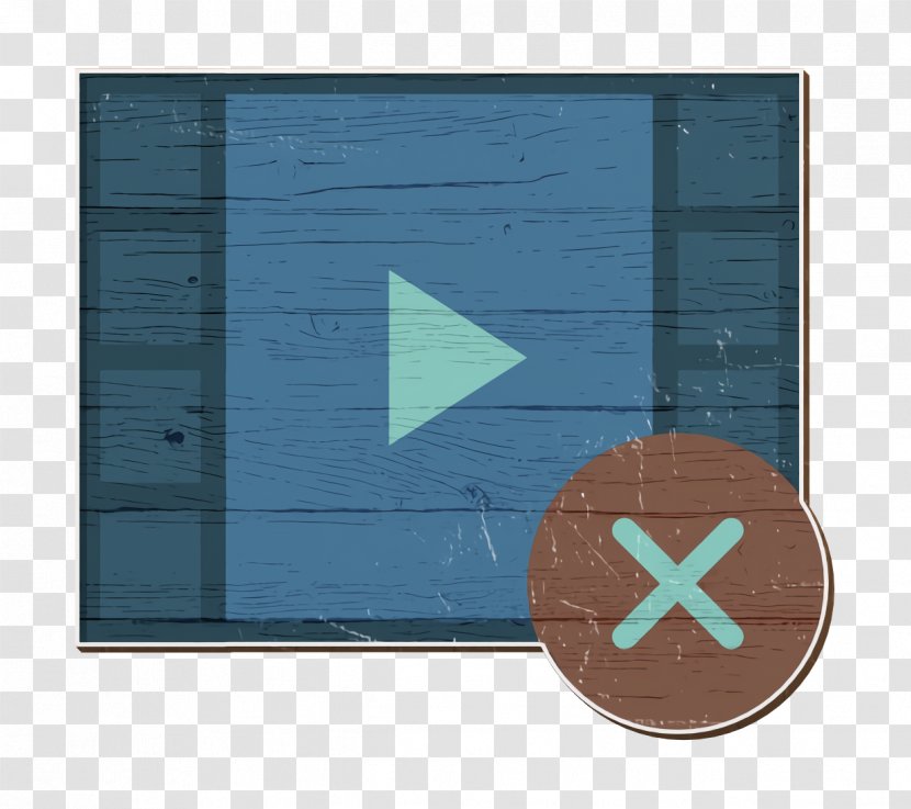 Movie Icon Video Player Interaction Assets - Flag - Brown Transparent PNG