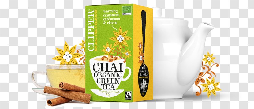 Masala Chai Green Tea Organic Food Clipper - Drink Transparent PNG