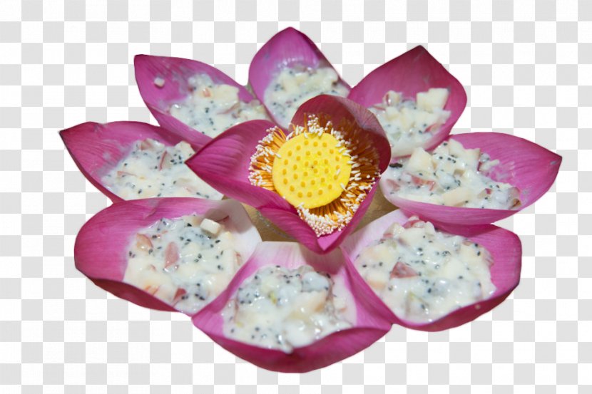 Tray - Petal - Lotus Shaped Gourmet Transparent PNG