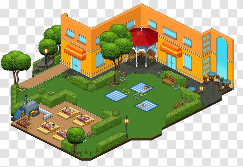 Habbo There Room YouTube Game - Virtual World - Picnic Transparent PNG