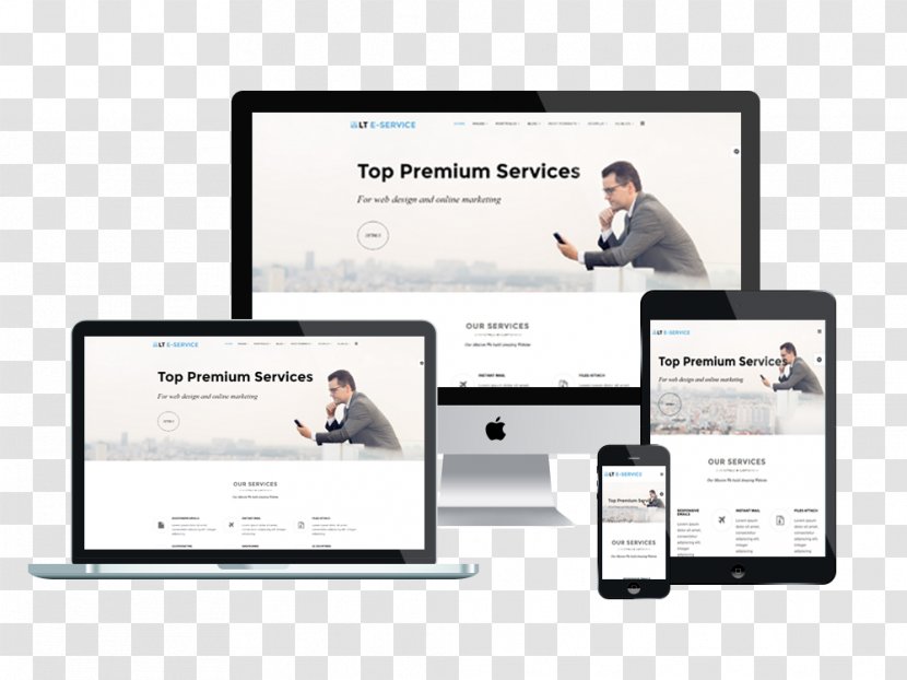 Responsive Web Design Template System Joomla Bootstrap - Woocommerce - WordPress Transparent PNG