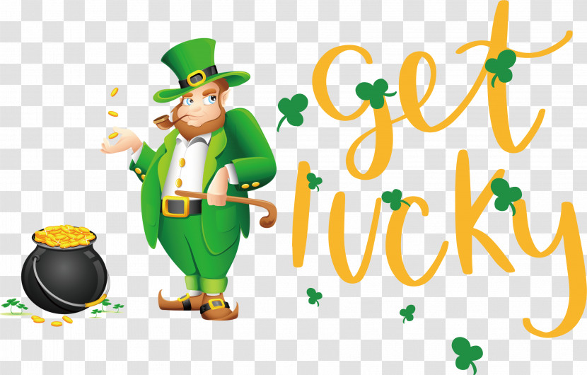 Get Lucky Saint Patrick Patricks Day Transparent PNG