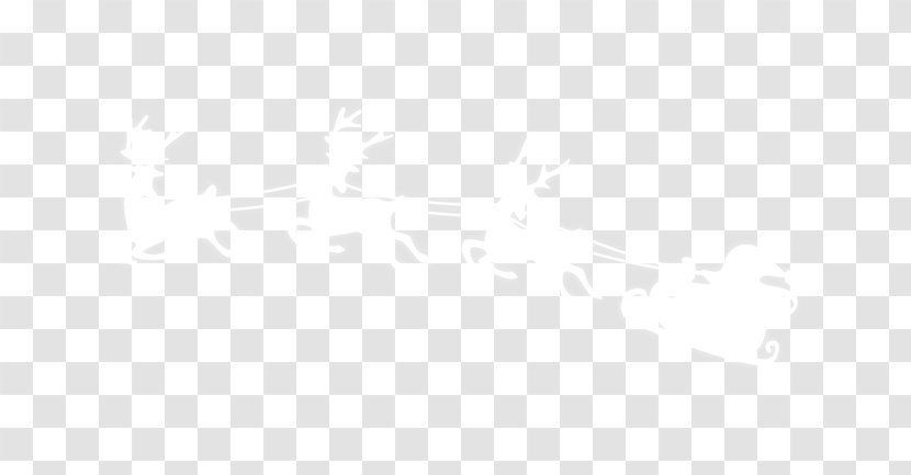 Black And White Angle Point Pattern - Santa Claus Reindeer Transparent PNG