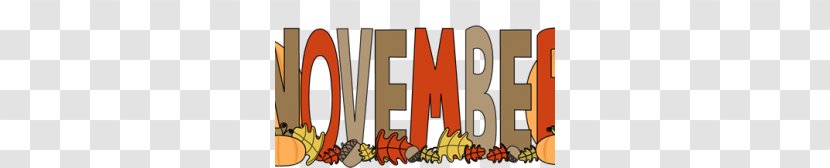 November Autumn Banner Clip Art - Blog - Cliparts Transparent PNG