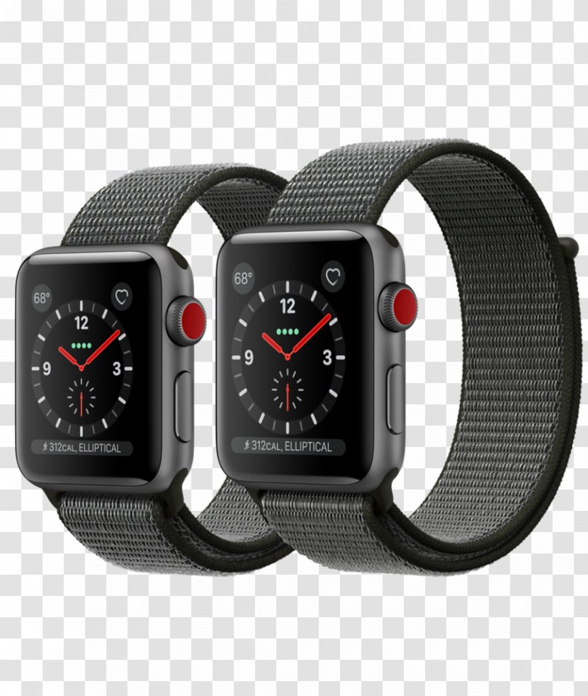 Apple Watch Series 3 2 Nike+ 1 - Electronic Device - Nike Transparent PNG