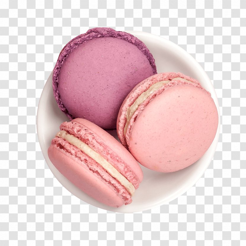 Macaroon Pink Food Oval Transparent PNG