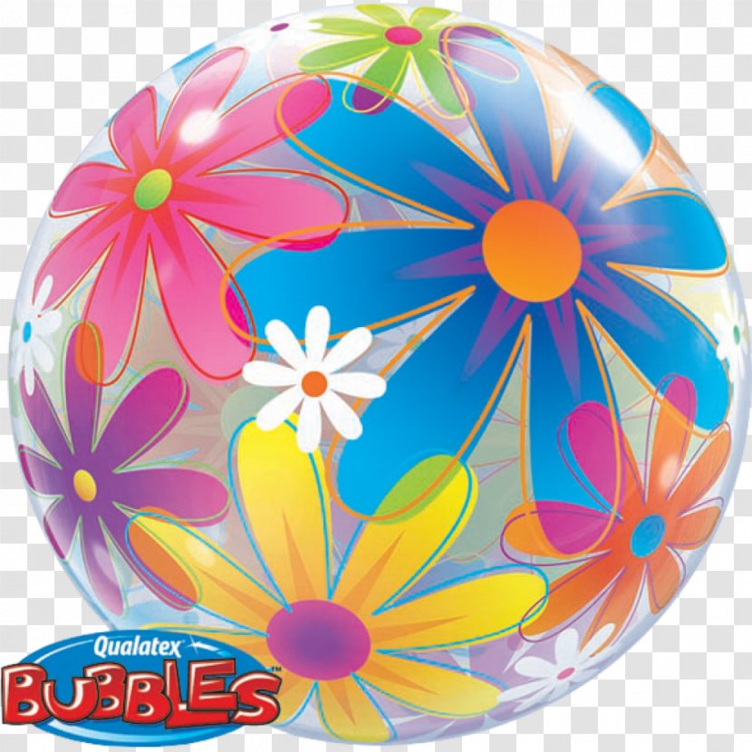Qualatex Deco Bubble Clear Balloon Flower Foil Transparent PNG