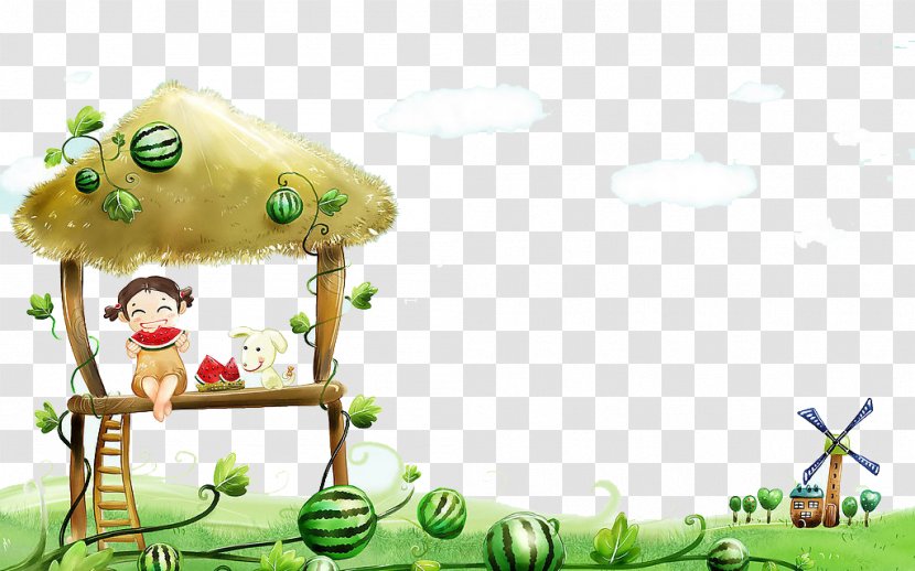 Cartoon High-definition Video Animation Wallpaper - Heart - Hand-painted Grass Transparent PNG