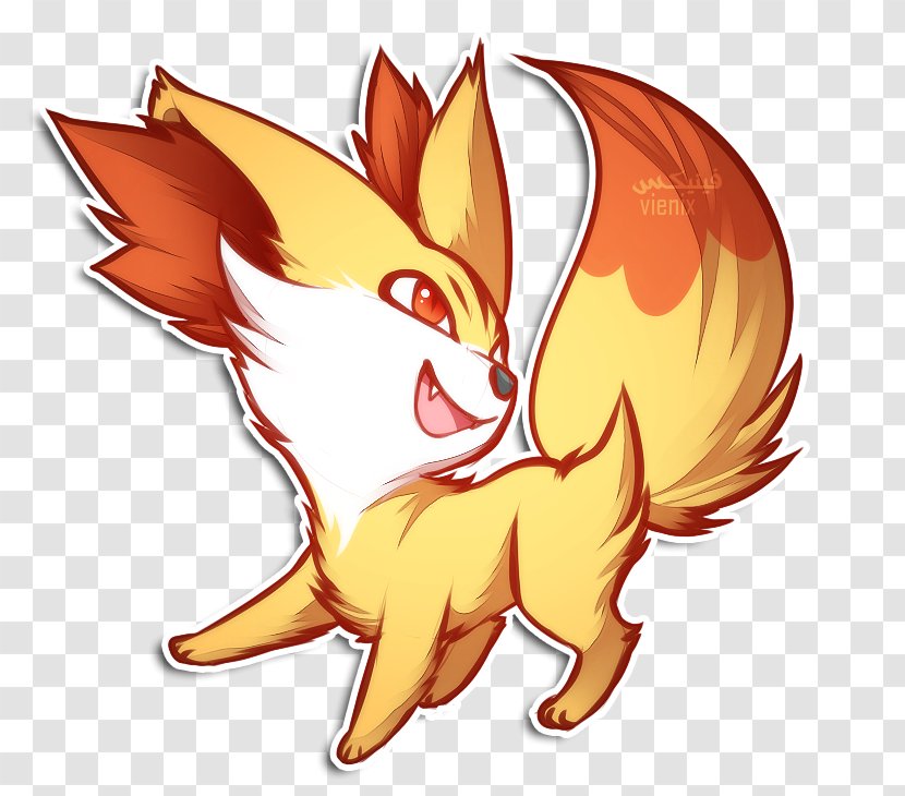 Pokémon X And Y Fennekin Fan Art - Frame - Pokemon Transparent PNG