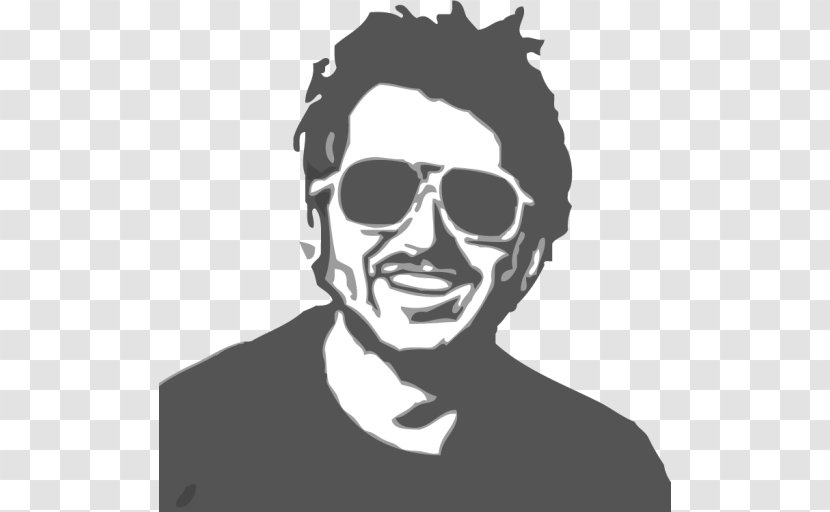 Black And White Monochrome Photography Portrait - Eyewear - Mi Transparent PNG