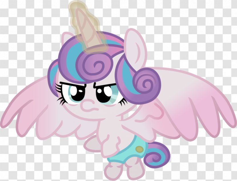 Pony Diaper Princess Cadance Luna A Flurry Of Emotions - Silhouette - Flurries Vector Transparent PNG